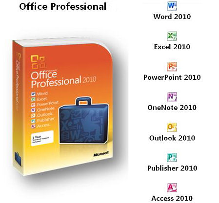 Office Professional: $499 (boxed, 2 PC) of $349 (product key card, 1 PC