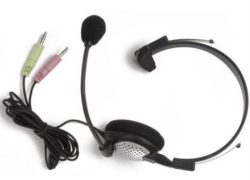 De meegeleverde Andrea Anti-noise NC-181 headset