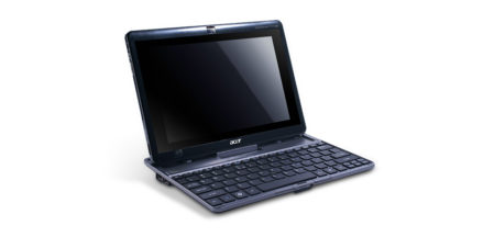 Acer Iconia Tab W500 op toetsenbord