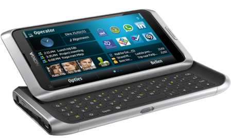 Nokia E7: toetsenbord