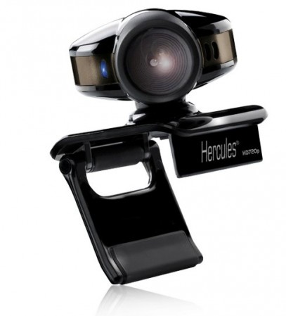 Deze webcam is dus eenvoudig richt- en kantelbaar op het aanpasbare voetstuk