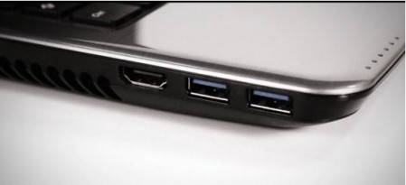 De Aldi Medion Akoya P6634 heeft twee USB 3.0-aansluitingen