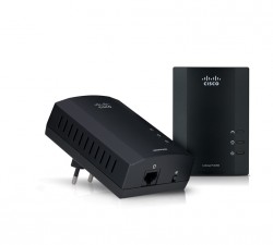 Cisco Linksys PLSK400 Powerline AV 4-Port Network Adapter Kit 