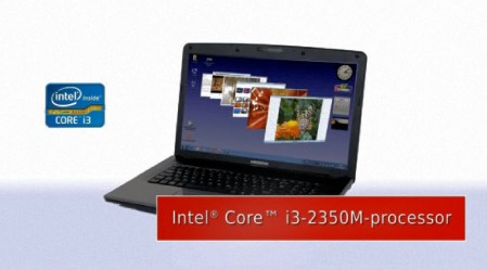 De Intel Core i3 2530M is een instapmodel