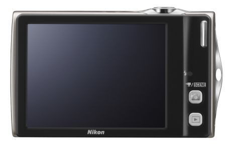 Nikon Coolpix S4000 achterzijde met touchscreen