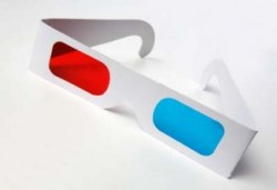 3D bril rood-blauw