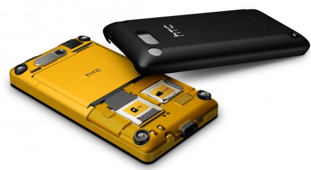 HTC HD mini geopend