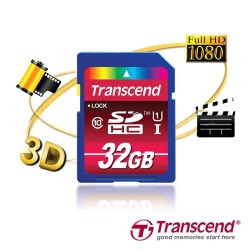 Transcend 32GB SDHC Class 10 UHS-I Card