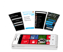 De fabrikant voorzag geen extra apps voor Windows Phone 8 en dus is Windows Phone vrij kaal bij levering