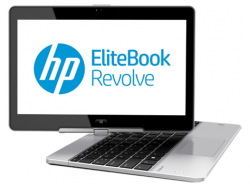 Het draai- en kantalbare scherm van de HP EliteBook Revolve 810