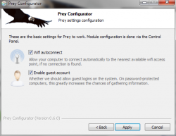 Prey Windows Configurator