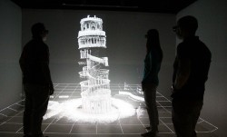 3D-kaart van het interieur van de Scheve Toren van Pisa