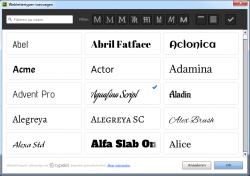 Adobe Muse: fonts toevoegen