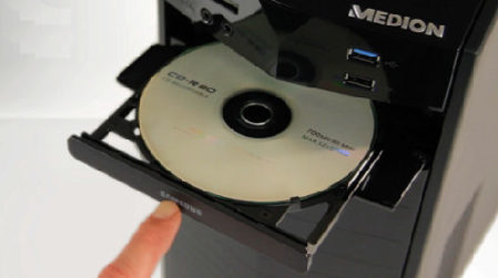 Multistandaard DVD-/CD-brander
