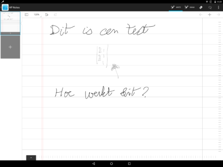HP Notes Android app