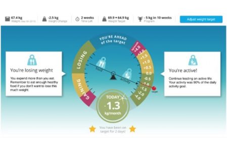 Polar Balance Connected Smart Scale Weight Loss Speedometer