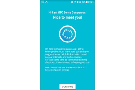 HTC Sense Companion app
