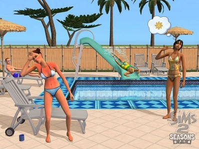 De Sims 2 Seizoenen -  een hete zomer!