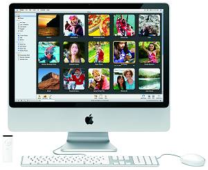 Apple iMac 20 inch met iPhoto toepassing