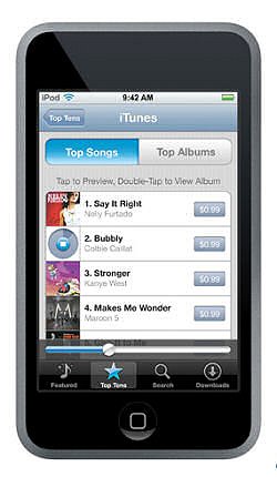 Apple iPod touch iTunes