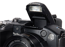 Canon Powershot S5 IS flash