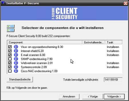 F-Secure Client Security 8 lokale installatie