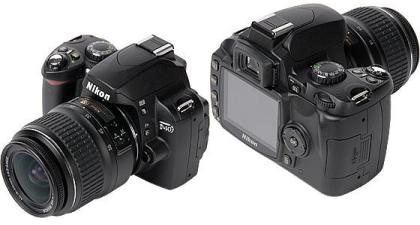 Nikon kan het gewicht van de D40 laag houden door weinig metaal en meer kunststofonderdelen te gebruiken