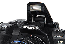 De ingebouwde filts van de Olympus E-510