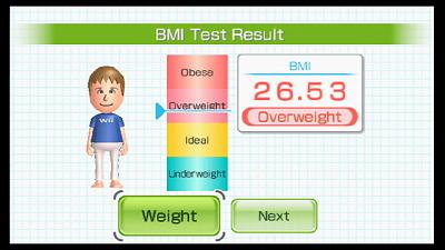 Wii Fit BMI