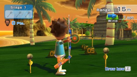 Wii Sports Resort: Boogschieten