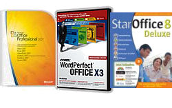 Office, WordPerfect en StarOffice