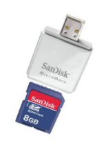 SanDisk 8 GB SDHC FLASH-kaart