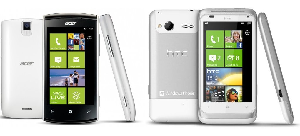 Acer Allegro M310 en HTC Radar C110e