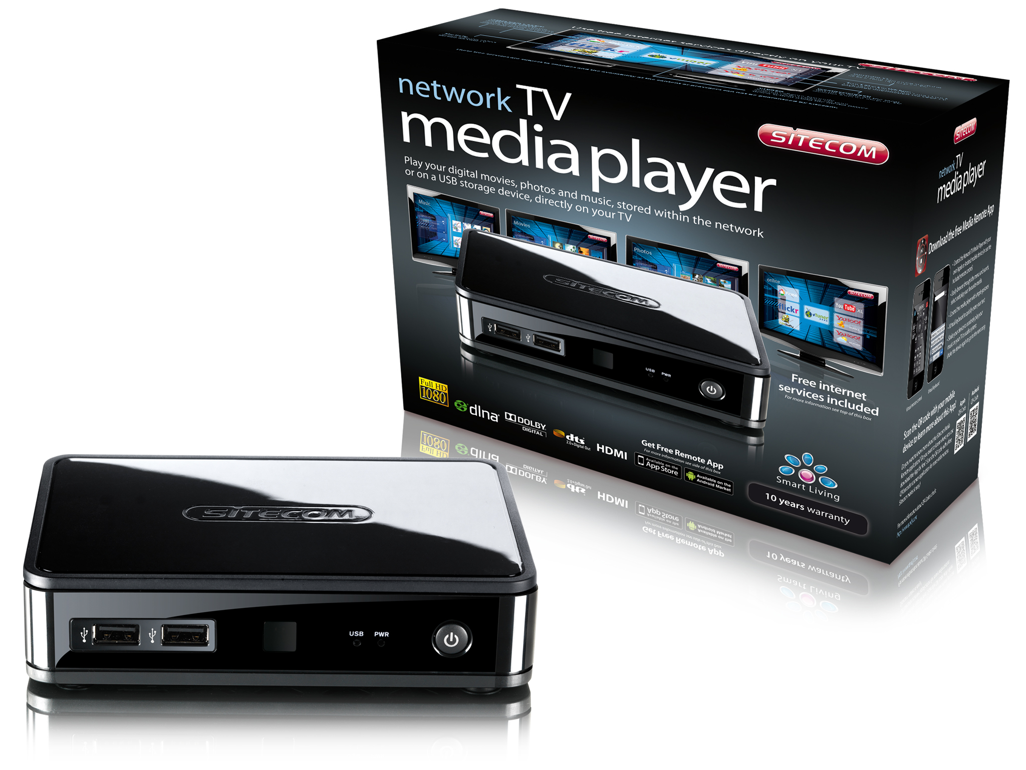 Sitecom Network TV Media Player MD-273