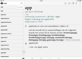 Dikke Van Dale iOS app