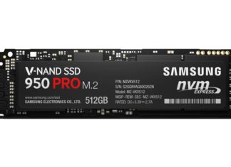 Samsung NVMe SSD 960 Pro 512 GB