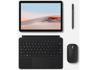 Microsoft Surface Go 2 met Go Type Cover, Pen en Mobile Mouse